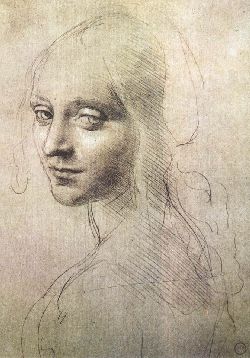 Silverpoint drawing by Leonardo Da Vinci