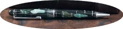Onyx Gemstone Globe Pen