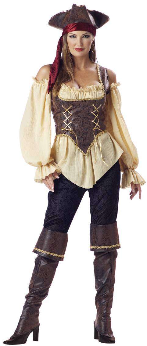 Rustic lady pirate