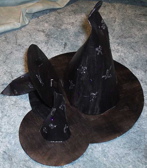 Witches' hats candy holders
